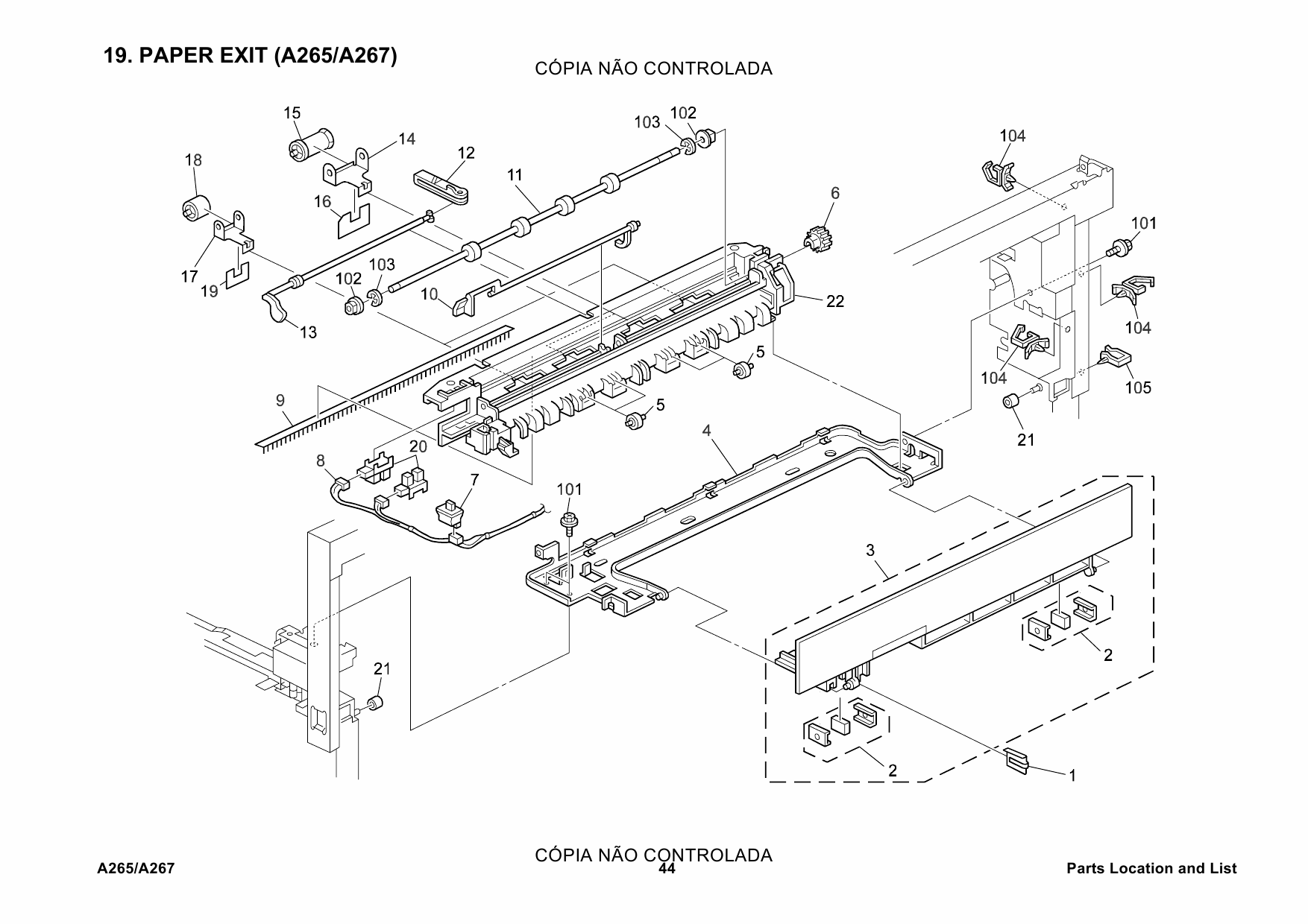 RICOH Aficio 220 270 A265 A267 Parts Catalogl-6